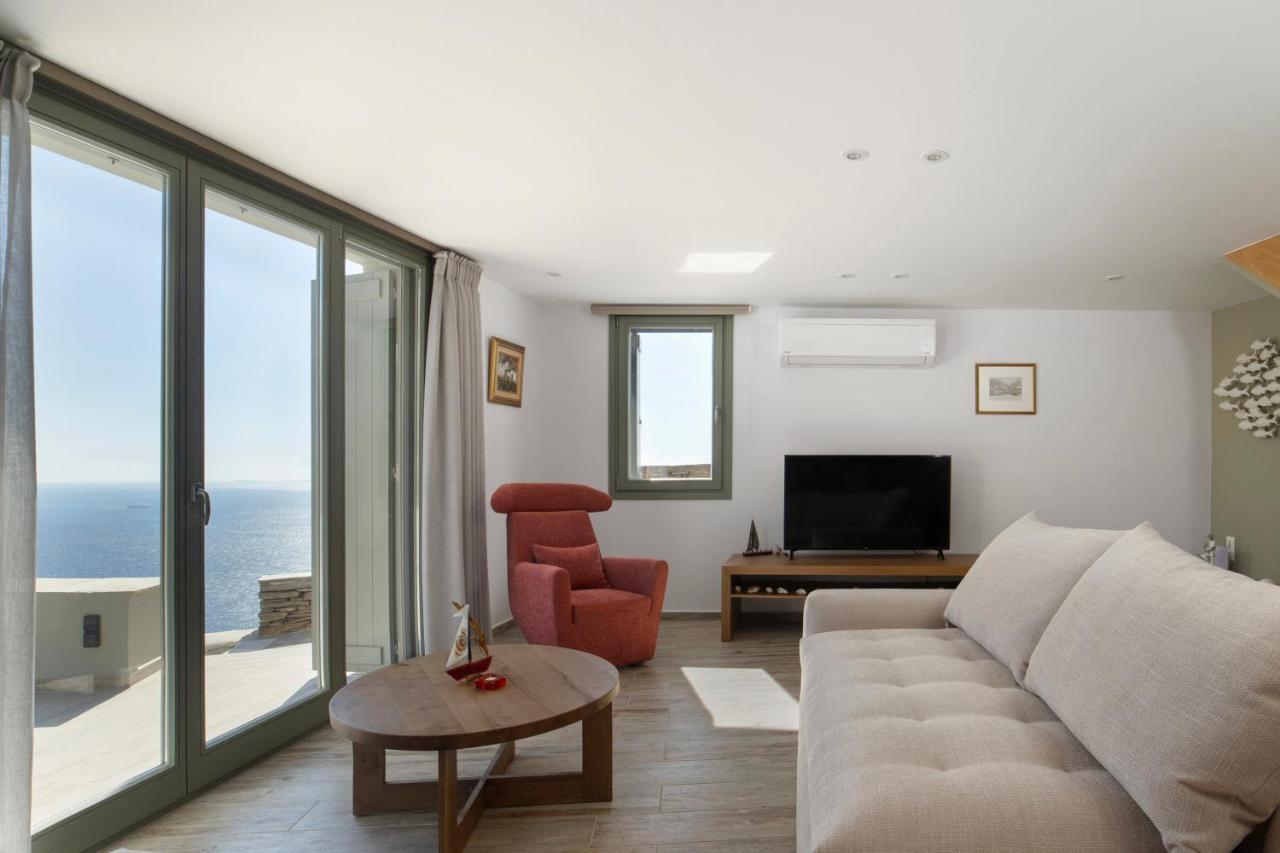Korthio Acron Andros - Luxury Villa With Private Pool מראה חיצוני תמונה