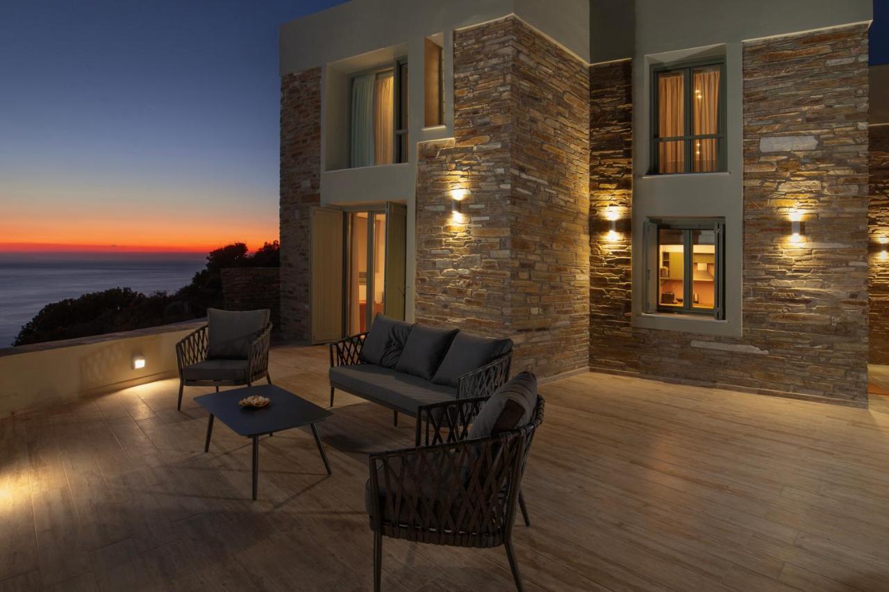Korthio Acron Andros - Luxury Villa With Private Pool מראה חיצוני תמונה